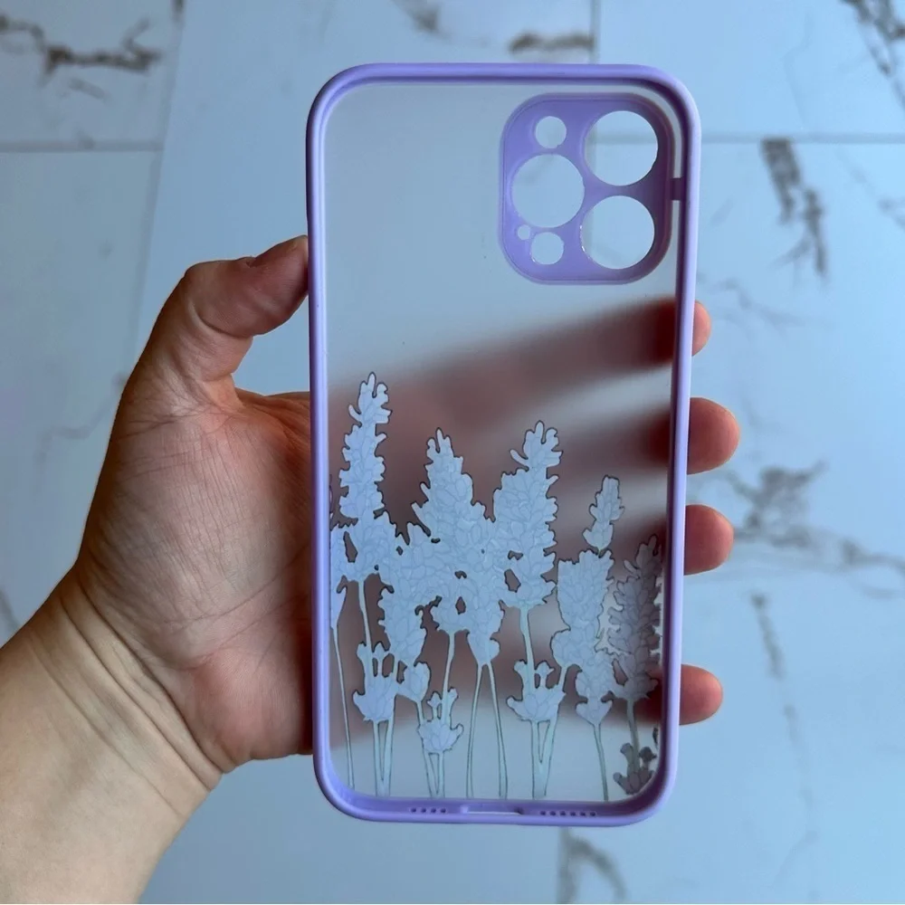 Case Iphone Pro Max Lavender Flower 6.3 inch